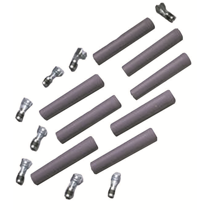 Spark-Plug-BootTerminal-Kit-180Deg-Gray