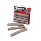 Trans-Dapt 8815 SPARK PLUG WIRE BOOT PROTECTORS (4 pcs.); Universal Fit; 6 in. Long- SILVER