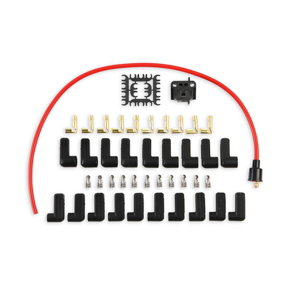 Spark-Plug-Wire-Set---8Mm---Universal---Red-Wire-With-Red-90-Deg-Boots