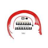 ACCEL 5041R Spark Plug Wire Set - 8mm - Universal - Red Wire with Red 90 Deg Boots