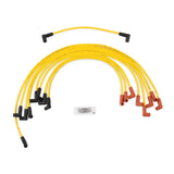 ACCEL 4048 Spark Plug Wire Set - 8mm - Yellow with HEI Stock Style Boots