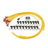 ACCEL 4041 Spark Plug Wire Set - 8mm - Yellow with Orange 90 Deg Boots