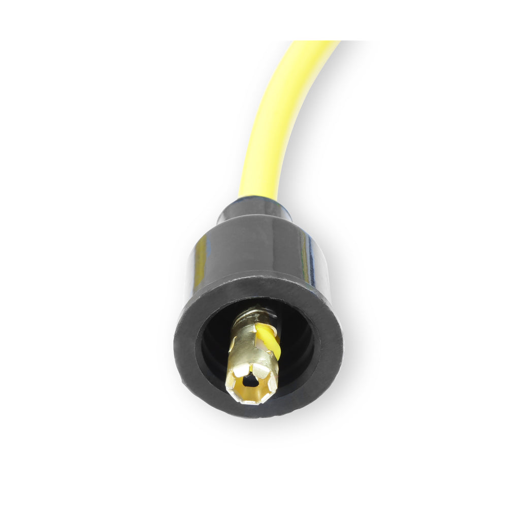 Spark-Plug-Wire-Set---8Mm---Yellow-With-Orange-Straight-Boots