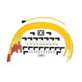 ACCEL 4040 Spark Plug Wire Set - 8mm - Yellow with Orange Straight Boots