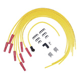 ACCEL 8033 Spark Plug Wire Set - 8.8mm - Spiral Suppression Wire - Universal Set with Vari-Angle Boots - Yellow