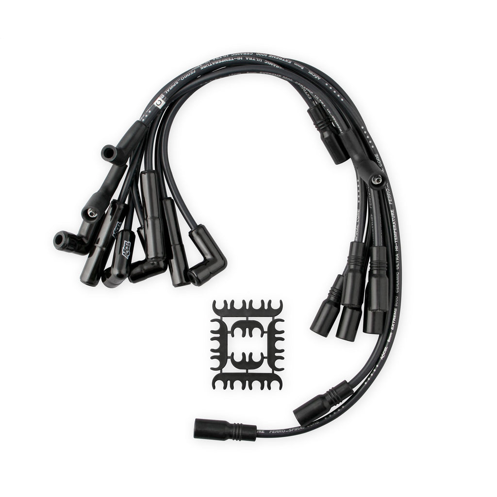 Spark-Plug-Wire-Set---Extreme-9000-Black-Ceramic-Boot---ChevyGmc-Truck-4.3L-V6
