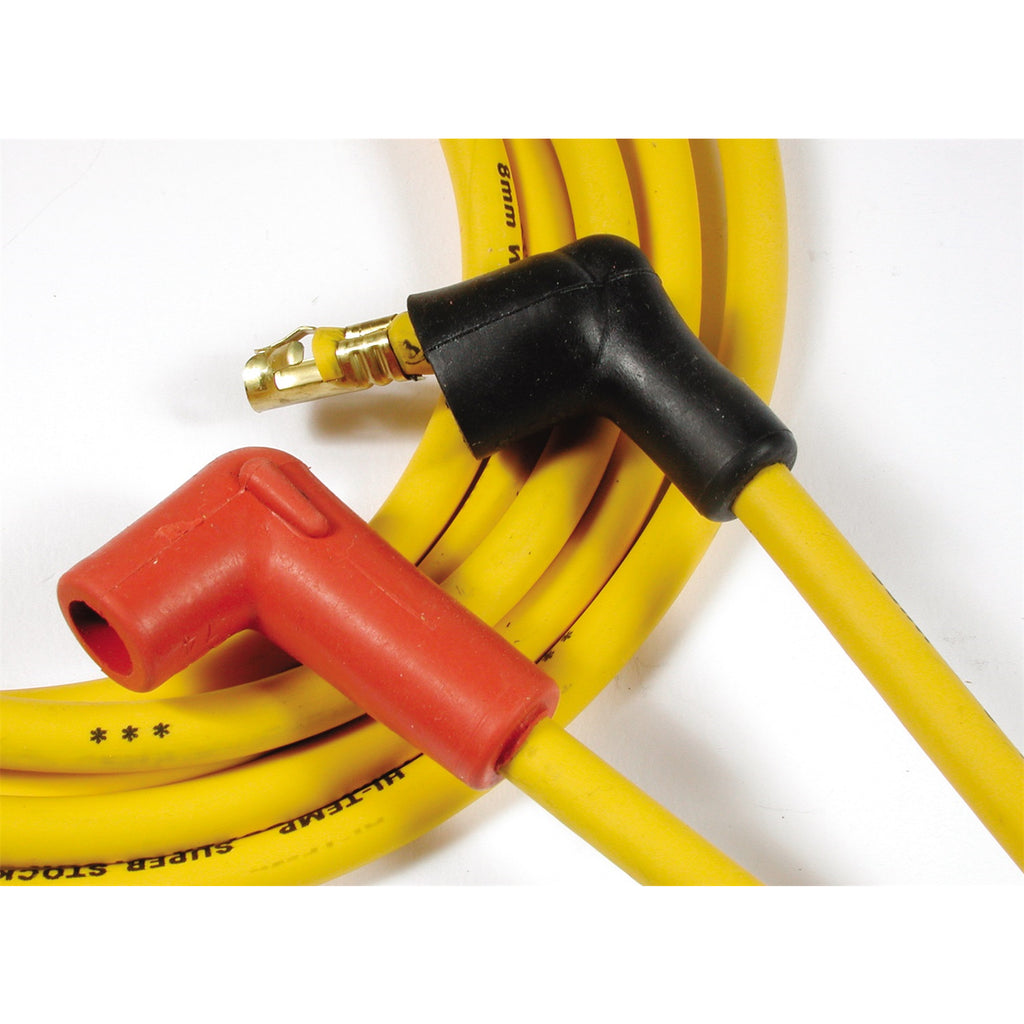 Spark-Plug-Wire-Set---Super-Stock-Graphite-Core-8Mm----Yellow