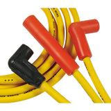 ACCEL 4093 Spark Plug Wire Set - Super Stock Graphite Core 8mm - Chevy / GMC / Oldsmobile 4.3L V6 - Yellow