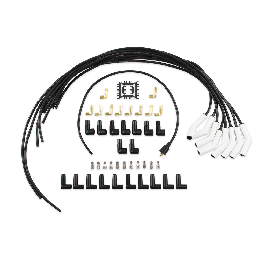 Spark-Plug-Wire-Set---Universal---135-Deg-White-Ceramic-Boots