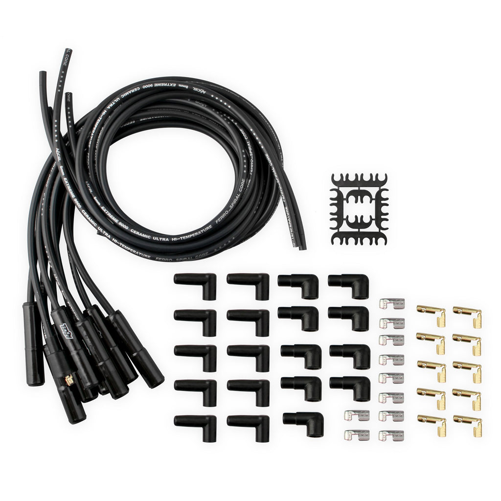 Spark-Plug-Wire-Set---Universal---180-Deg-Black-Ceramic-Boots