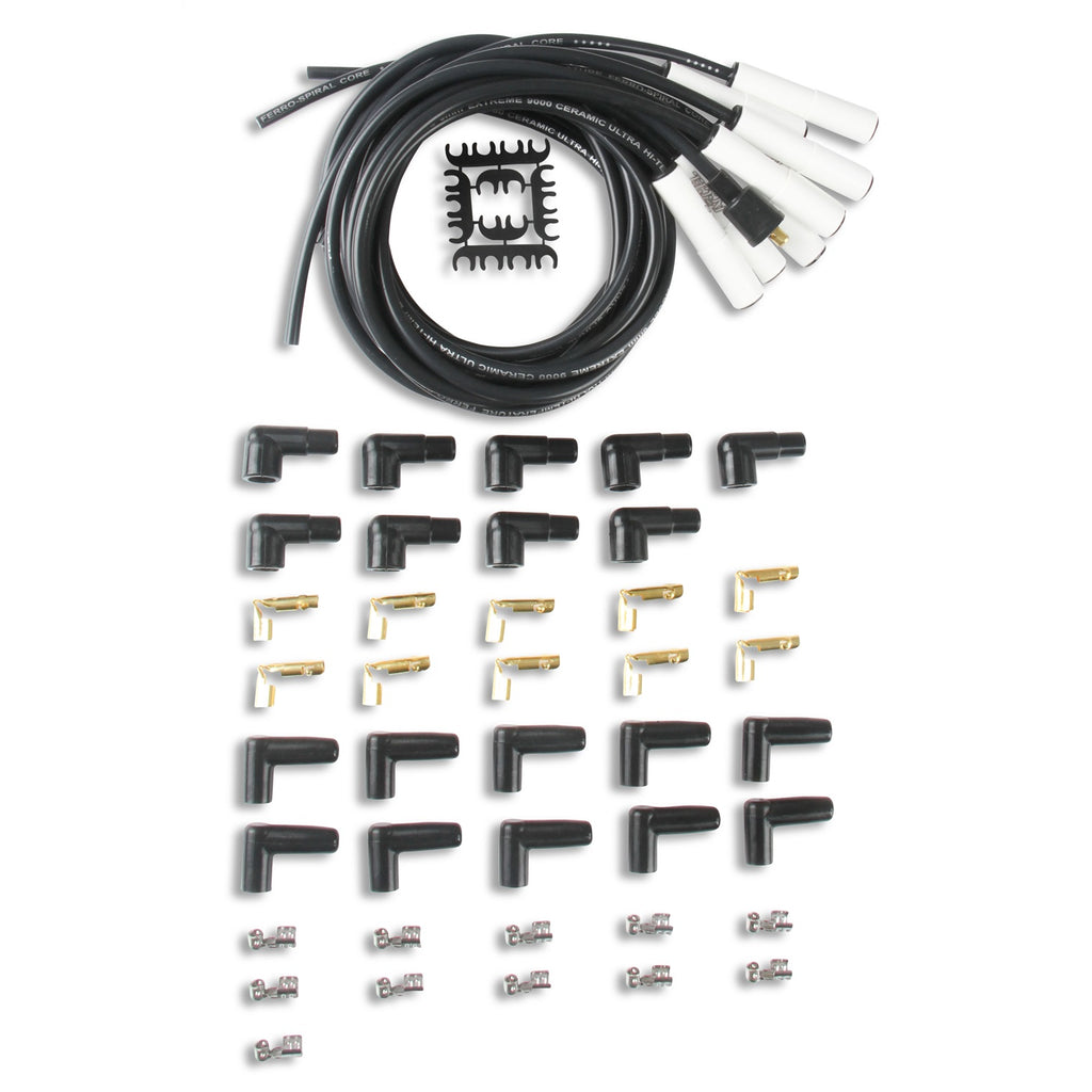 Spark-Plug-Wire-Set---Universal---180-Deg-White-Ceramic-Boots