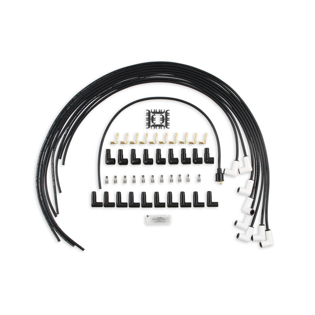 Spark-Plug-Wire-Set---Universal---90-Deg-White-Ceramic-Boots