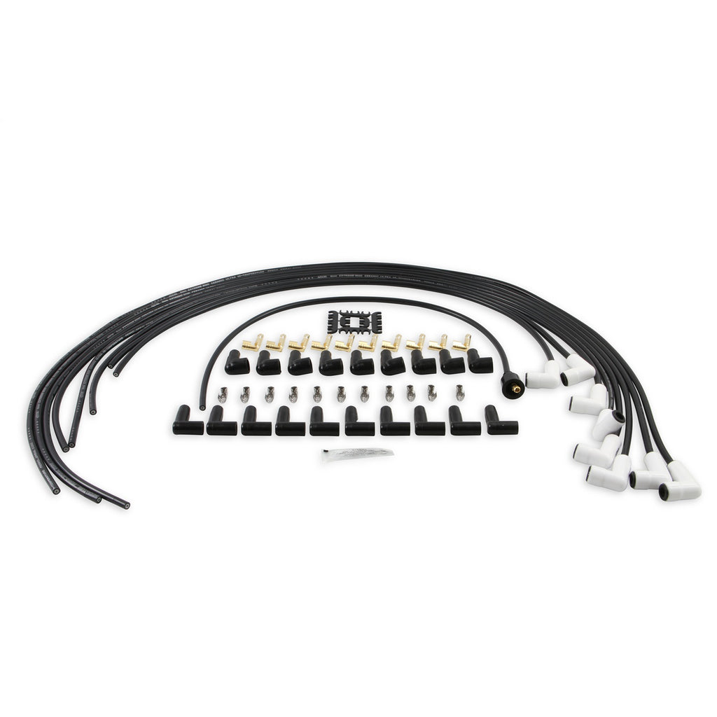 Spark-Plug-Wire-Set---Universal---90-Deg-White-Ceramic-Boots