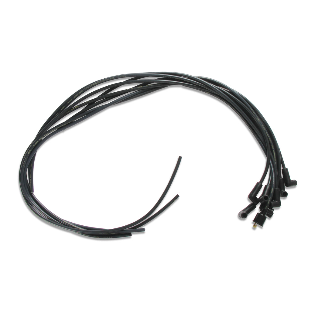 Spark-Plug-Wire-Set--8Mm---Black-Wire-With-Black-90-Deg-Boots