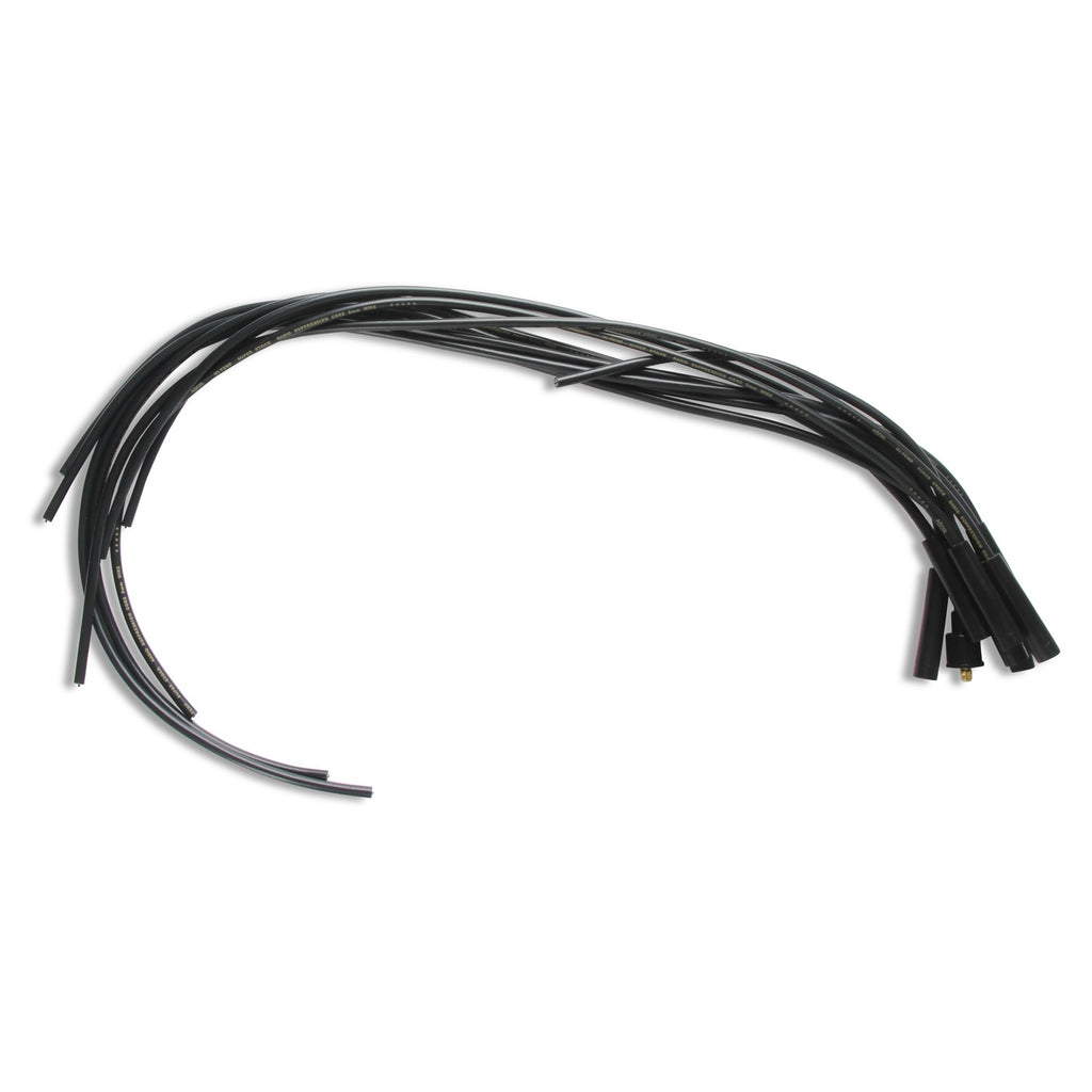 Spark-Plug-Wire-Set--8Mm---Black-Wire-With-Black-Straight-Boots