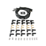 ACCEL 4040K Spark Plug Wire Set- 8mm - Black Wire with Black Straight Boots