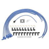 ACCEL 4041B Spark Plug Wire Set- 8mm - Blue Wire with Blue 90 Deg Boots
