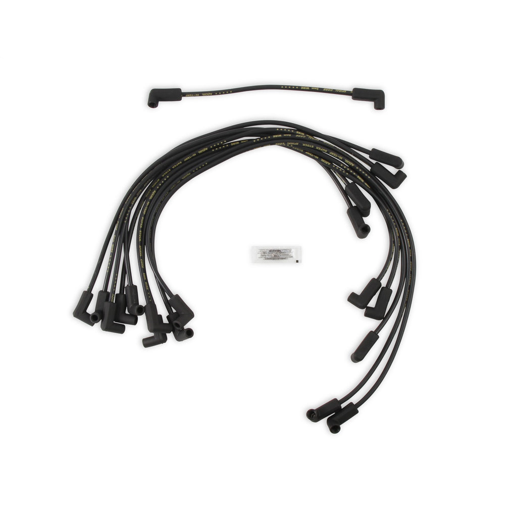 Spark-Plug-Wire-Set--8Mm---Super-Stock----Custom---Black-Wire