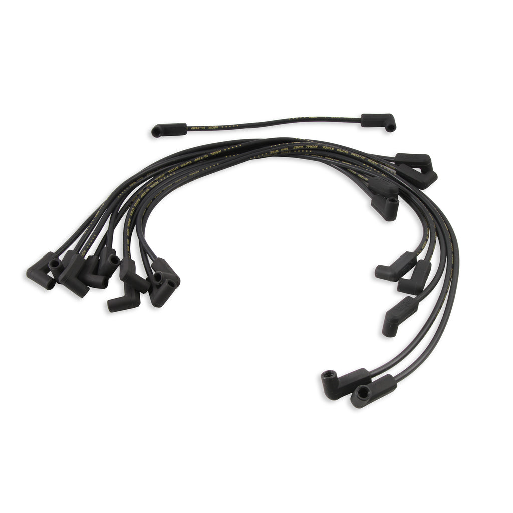 Spark-Plug-Wire-Set--8Mm---Super-Stock----Custom---Black-Wire