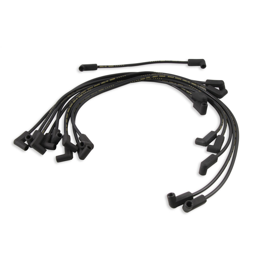 Spark-Plug-Wire-Set--8Mm---Super-Stock----Custom---Black-Wire