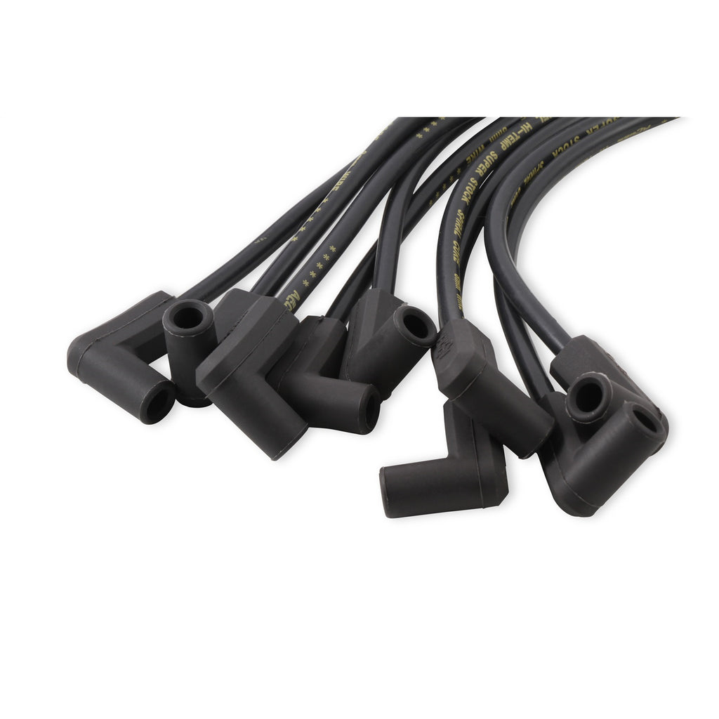Spark-Plug-Wire-Set--8Mm---Super-Stock----Custom---Black-Wire