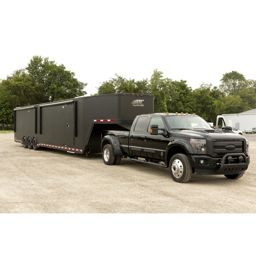 Spartan-Torsion-Flex-Snaplatch-2.5-Offset-4-Round-Tube-Gooseneck-2-516-Coupler-5.5K-Tongue-Weight-25K-Towing