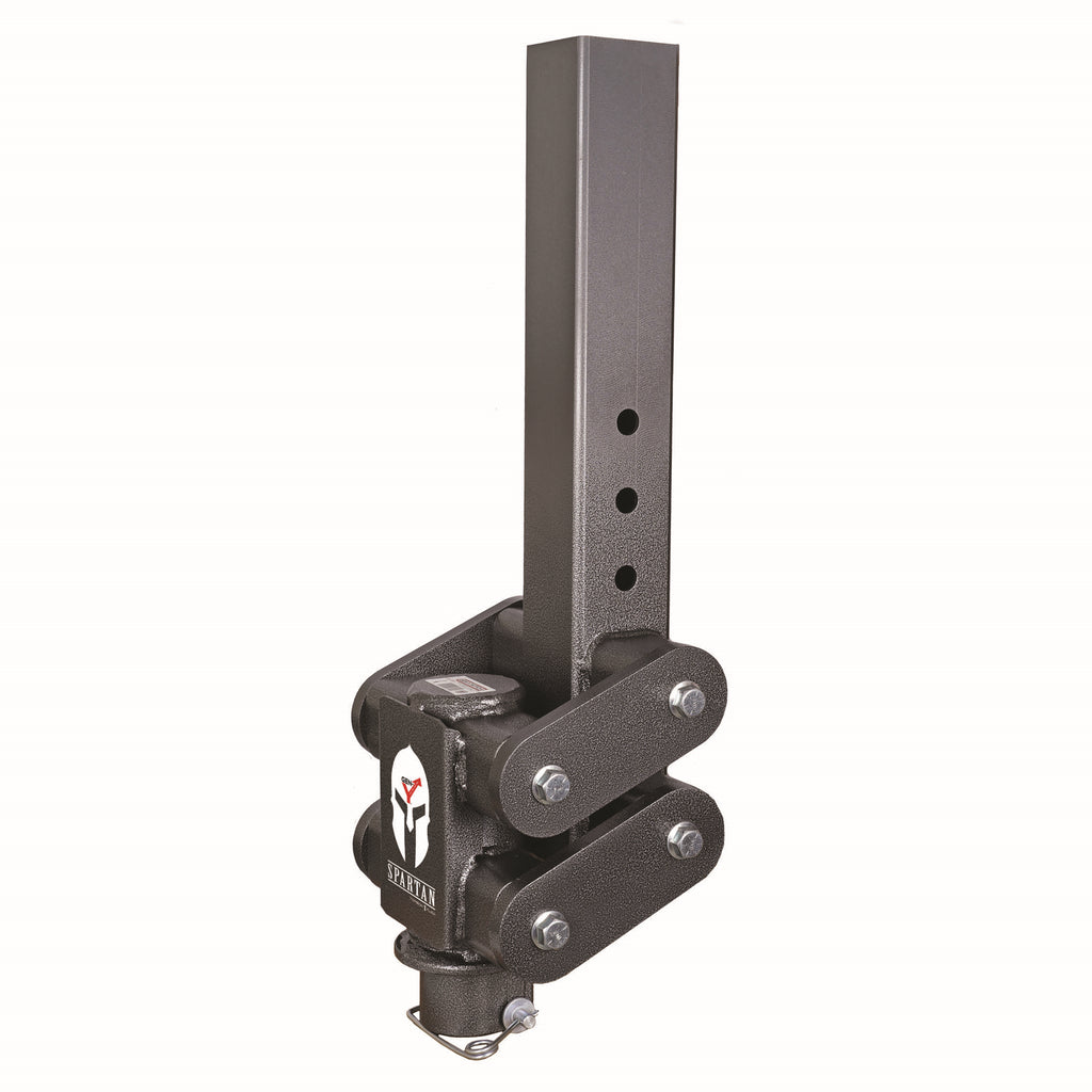 Spartan-Torsion-Flex-Snaplatch-2.5-Offset-4-Round-Tube-Gooseneck-2-516-Coupler-6.5K-Tongue-Weight-25K-Towing