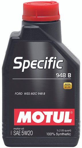 Motul 106317 Specific 948B 5W20 Synthetic Engine Oil - 1L