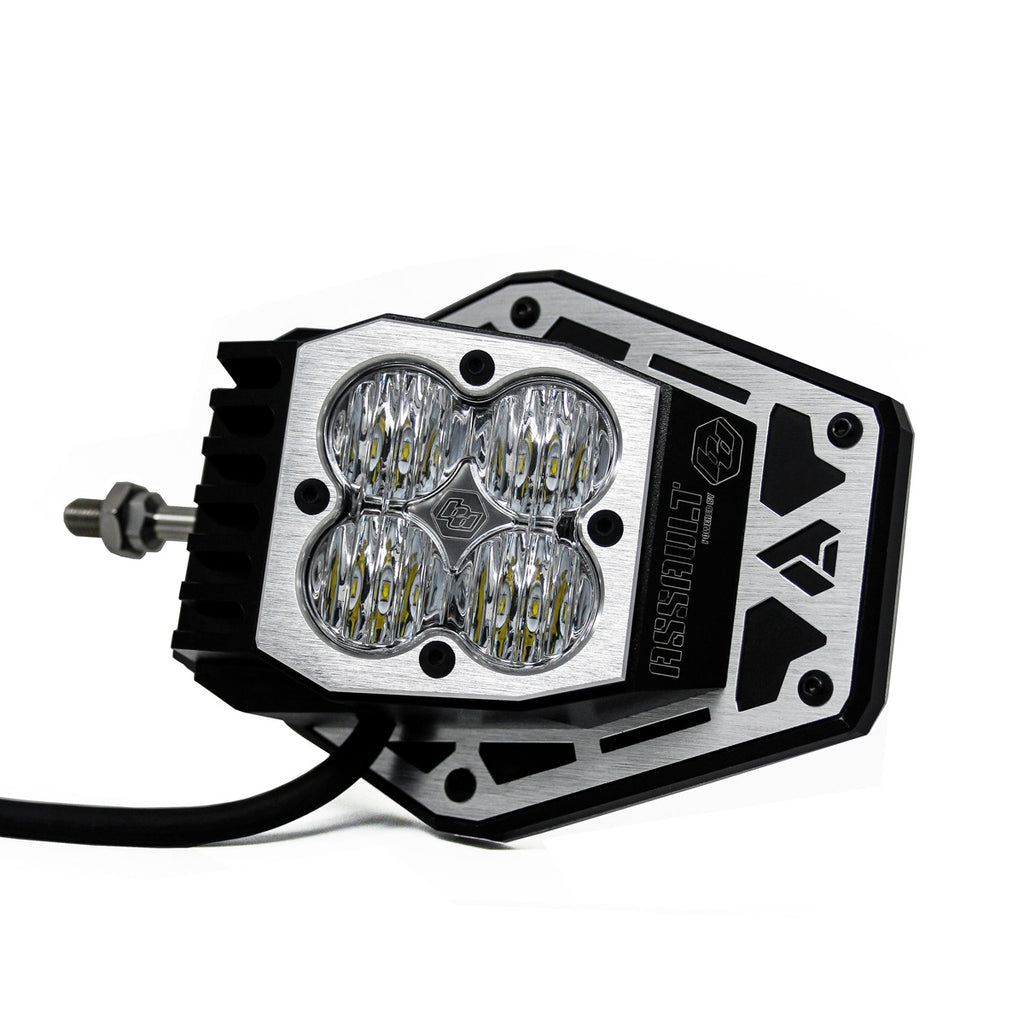 Squadron-Nighthawk-Mirror-Led-Light-Kit(Wide-Cornering;Clear;1.875In-Tube-Mount)