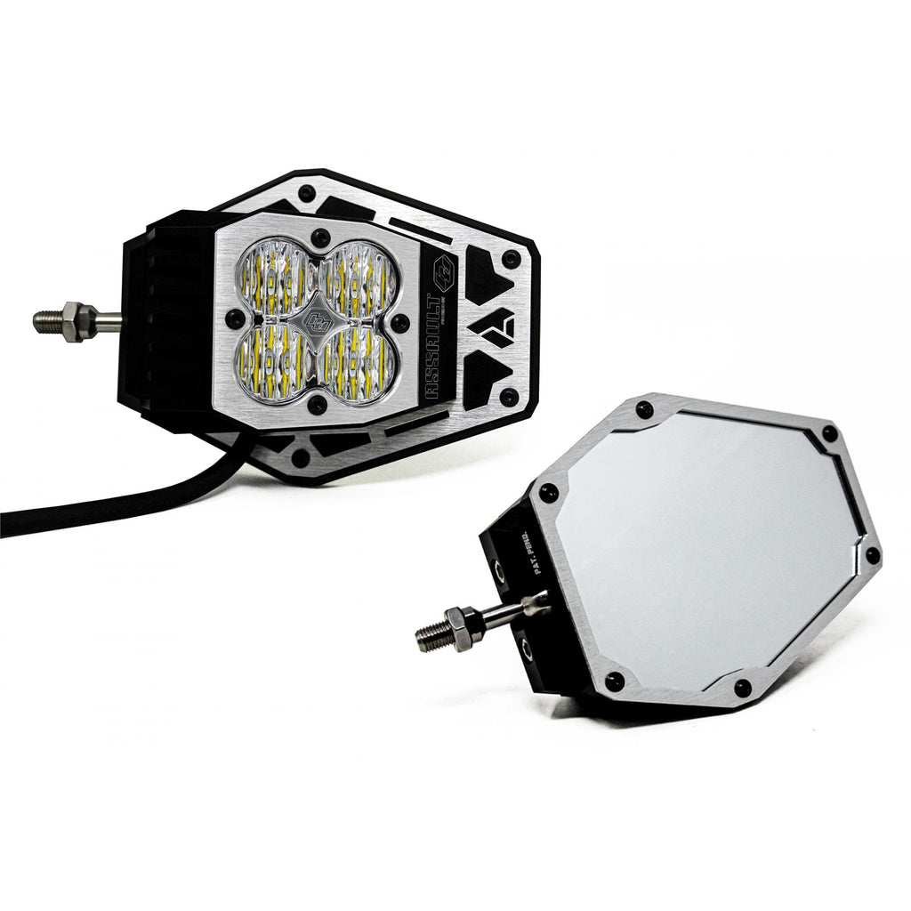 Squadron-Nighthawk-Mirror-Led-Light-Kit(Wide-Cornering;Clear;1.75In-Tube-Mount)