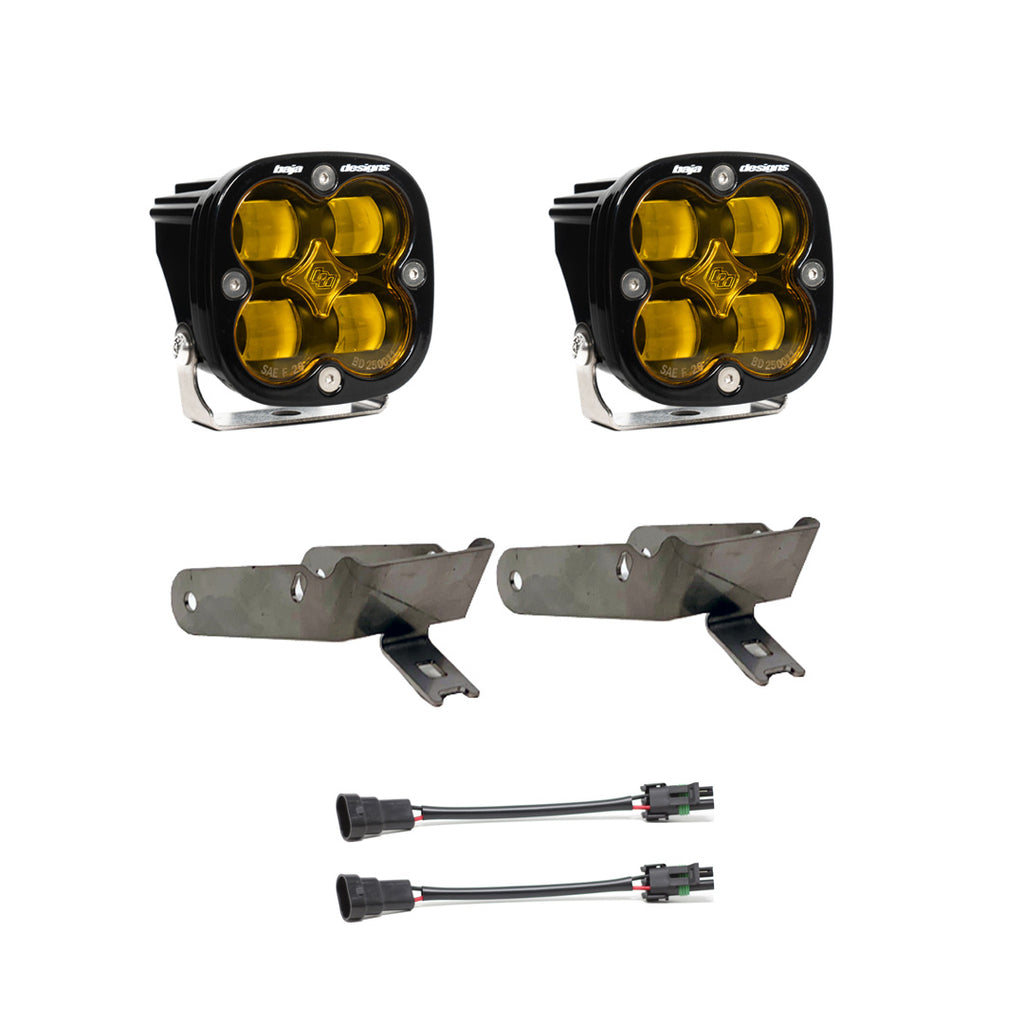 Squadron-Sae-Fog-Pocket-Kit9910-F250350-Super-Duty(Wide-Cornering;Amber)