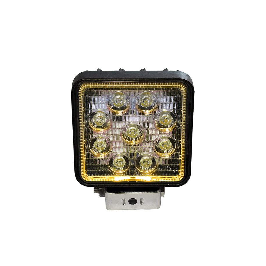 Square-27W-Led-Spot-Light-W-Yellow-Halo