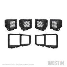 Load image into Gallery viewer, Square-Led-Light-Kit-For-Outlaw-Front-Bumpers-Incl-4-Hyperq-Led-Lights--2-Brackets-Text-Blk