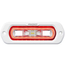 Load image into Gallery viewer, Sr-L-Series-Marine-Spreader-Pod-2-Wire-Flush-Mount-White-With-Red-Halo-Rigid-Industries