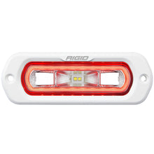 Load image into Gallery viewer, Sr-L-Series-Marine-Spreader-Pod-2-Wire-Flush-Mount-White-With-Red-Halo-Rigid-Industries