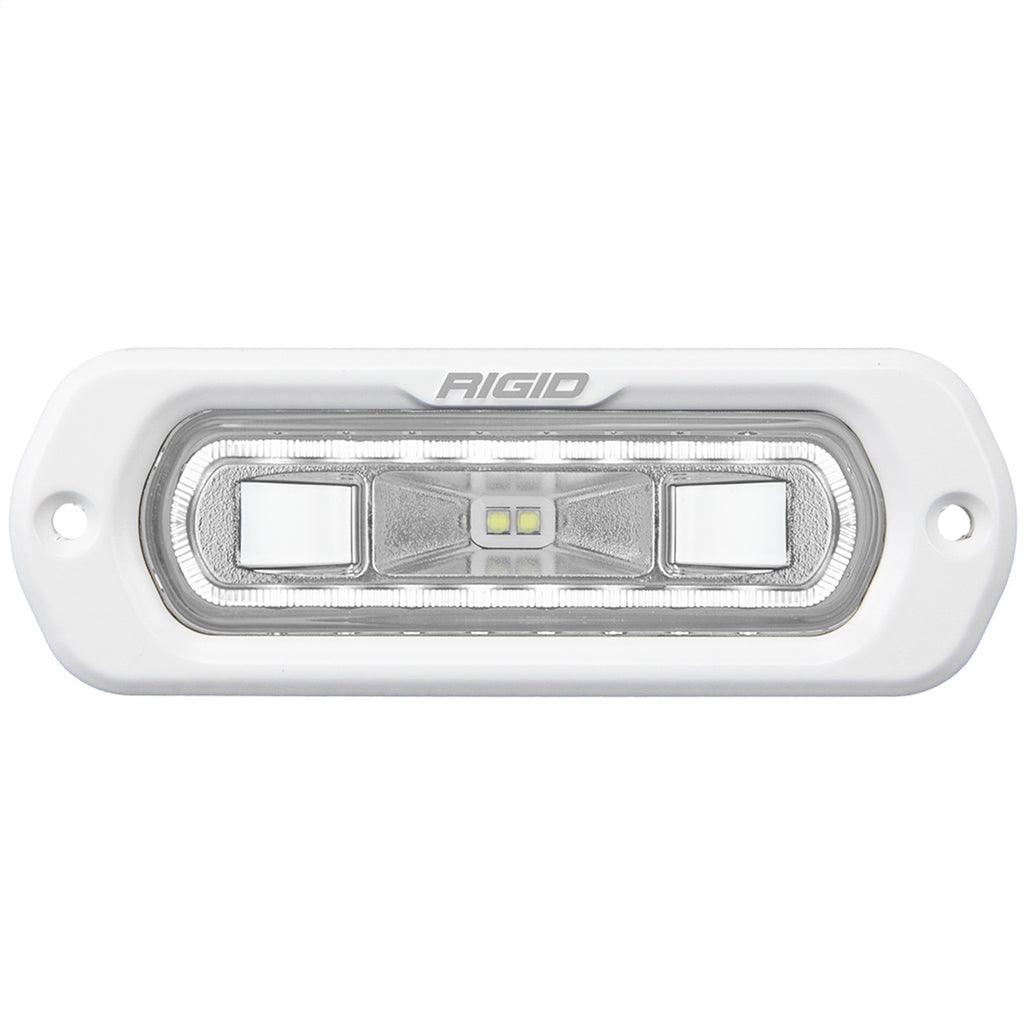 Sr-L-Series-Marine-Spreader-Pod-2-Wire-Flush-Mount-White-With-White-Halo-Rigid-Industries