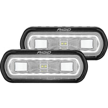 Load image into Gallery viewer, Sr-L-Series-Off-Road-Spreader-Pod-3-Wire-Surface-Mount-With-White-Halo-Pair-Rigid-Industries