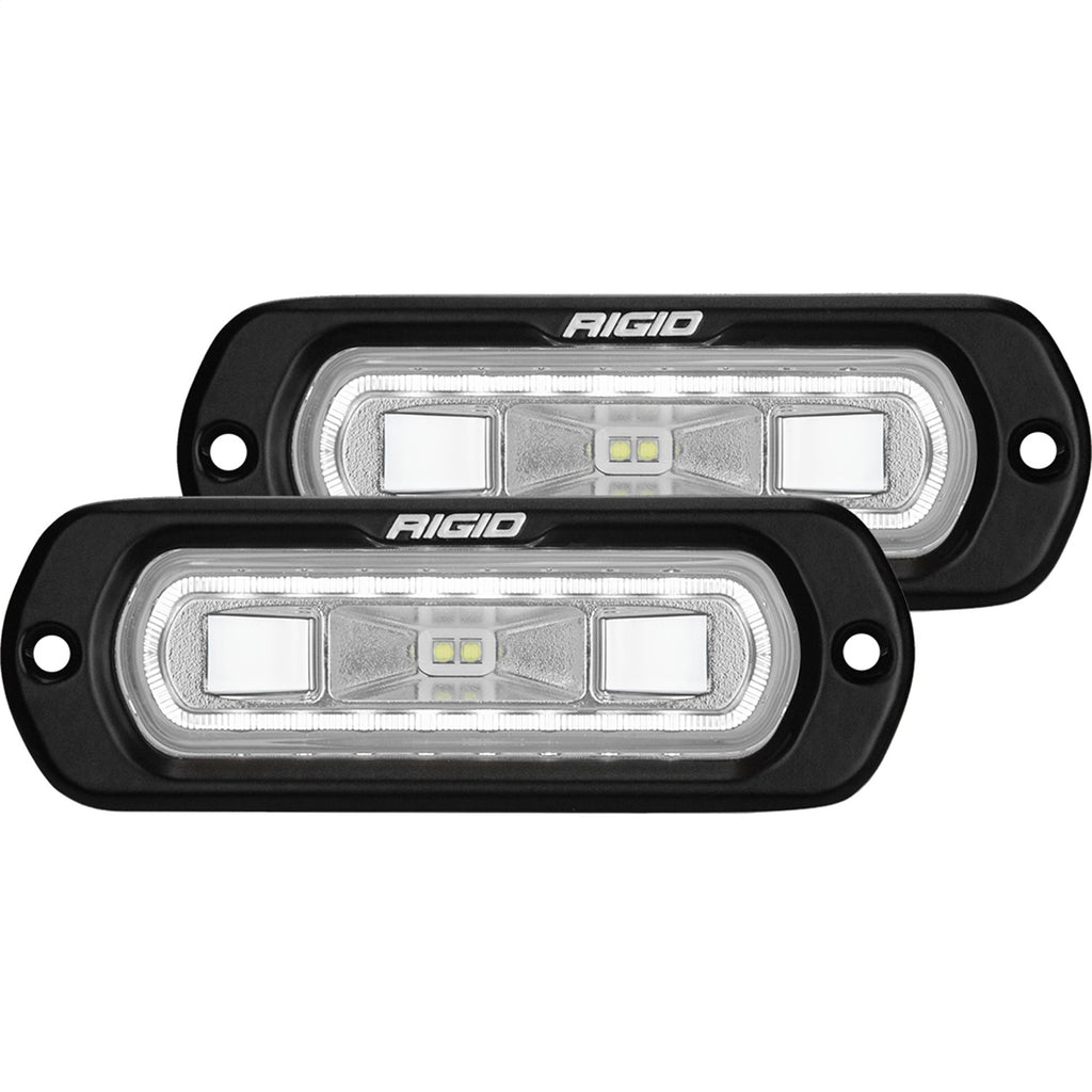 Sr-L-Series-Off-Road-Spreader-Pod,-3-Wire,-Flush-Mount,-White-Halo,-Pair