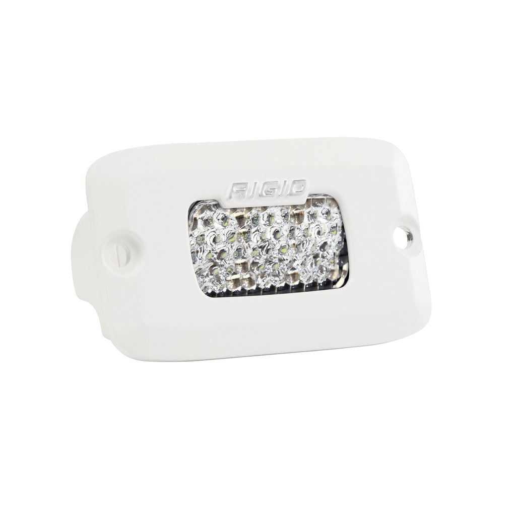 Sr-M-Series-Pro,-Flood-Diffused,-Flush-Mount,-White-Housing,-Single