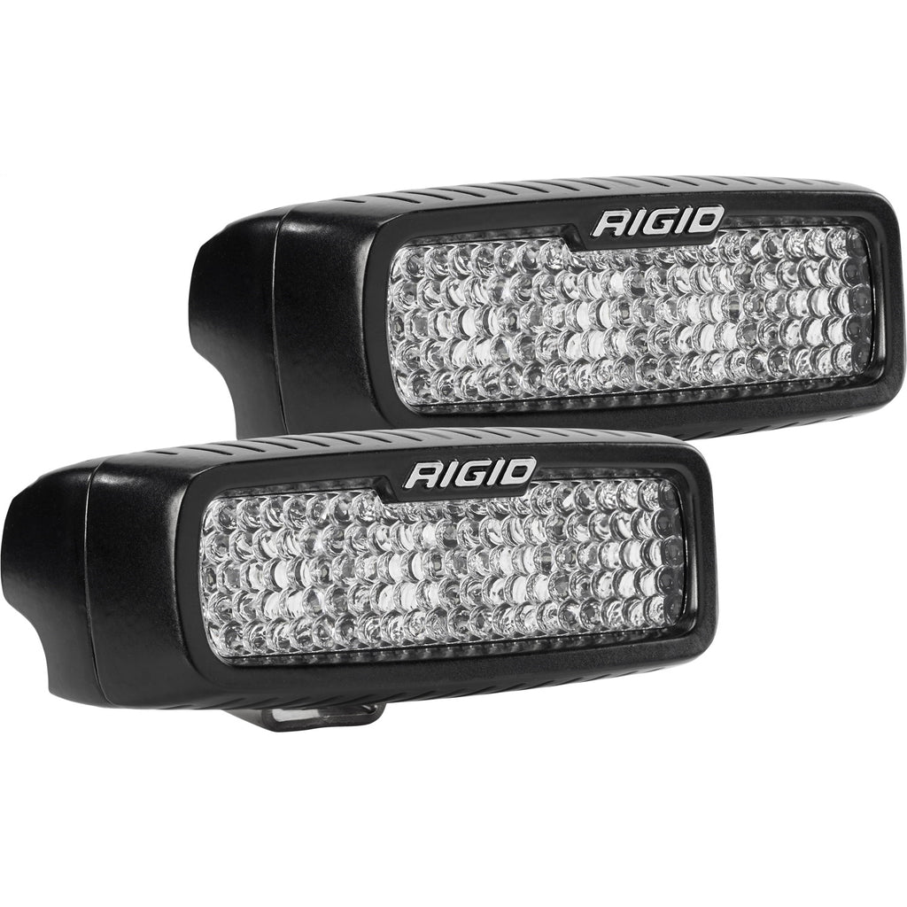 Sr-Q-Series-Pro,-Flood-Diffused,-Surface-Mount,-Black-Housing,-Pair