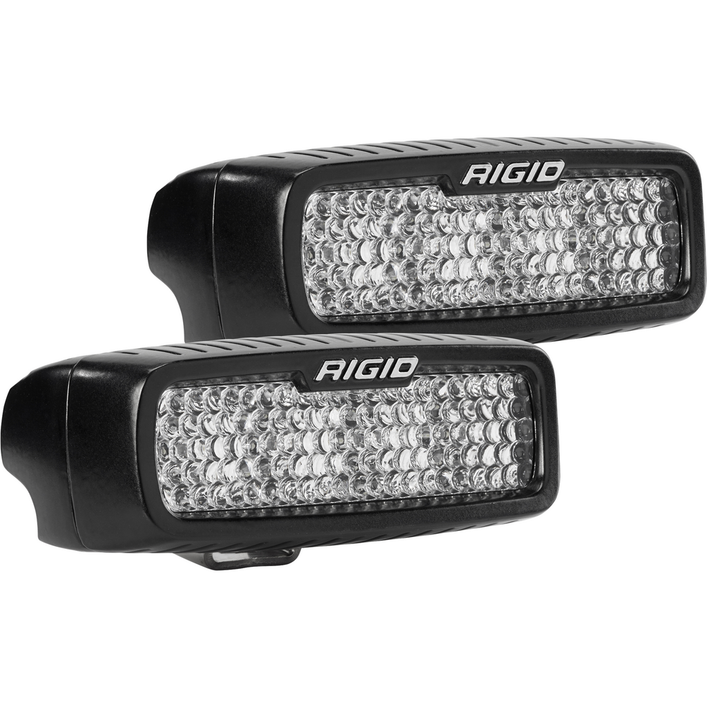 Sr-Q-Series-Pro,-Flood-Diffused,-Surface-Mount,-Black-Housing,-Pair