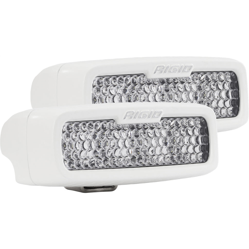 Sr-Q-Series-Pro,-Flood-Diffused,-Surface-Mount,-White-Housing,-Pair