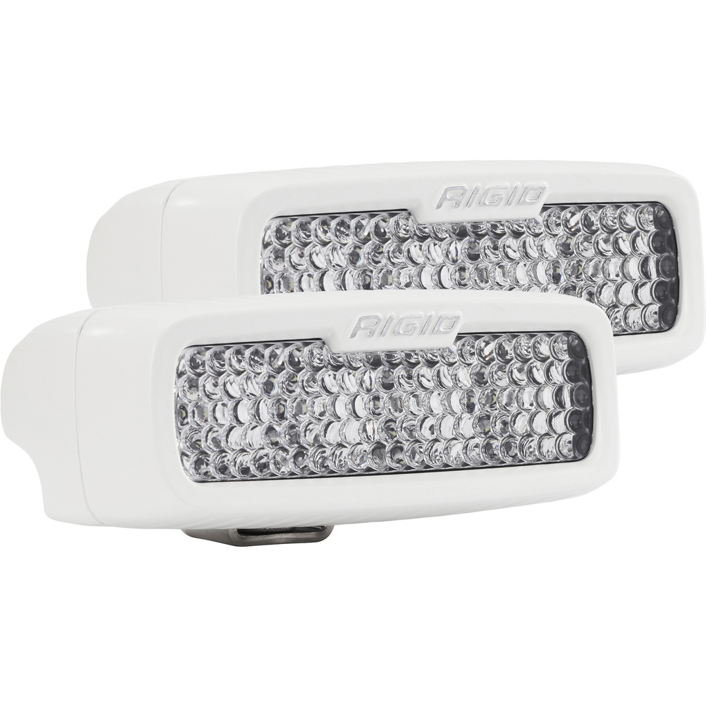 Sr-Q-Series-Pro,-Flood-Diffused,-Surface-Mount,-White-Housing,-Pair