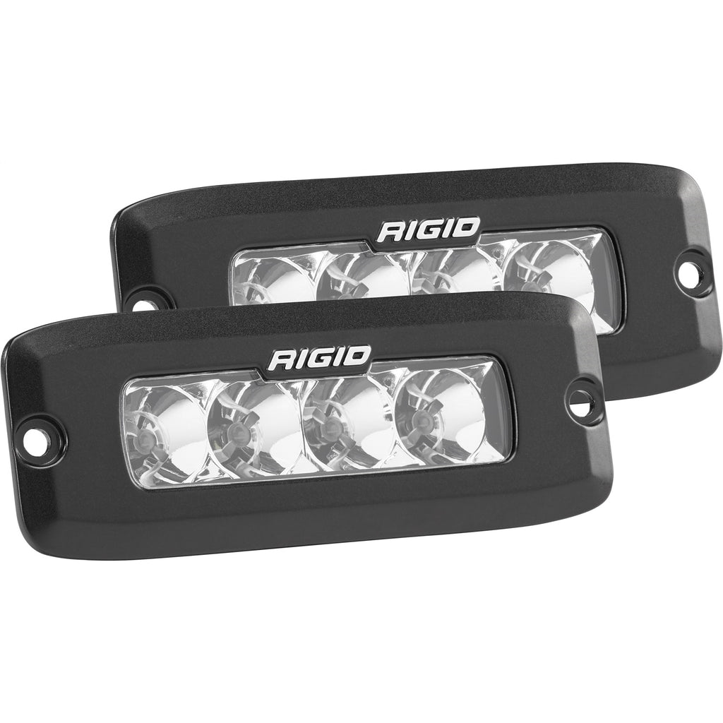 Sr-Q-Series-Pro,-Flood-Optic,-Flush-Mount,-Black-Housing,-Pair