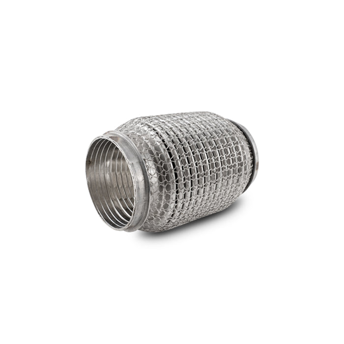 Ss-Flex-Coupling-W-Interlock-Liner-And-Mesh-Braid-3In-InletOutlet-X-6In-Long