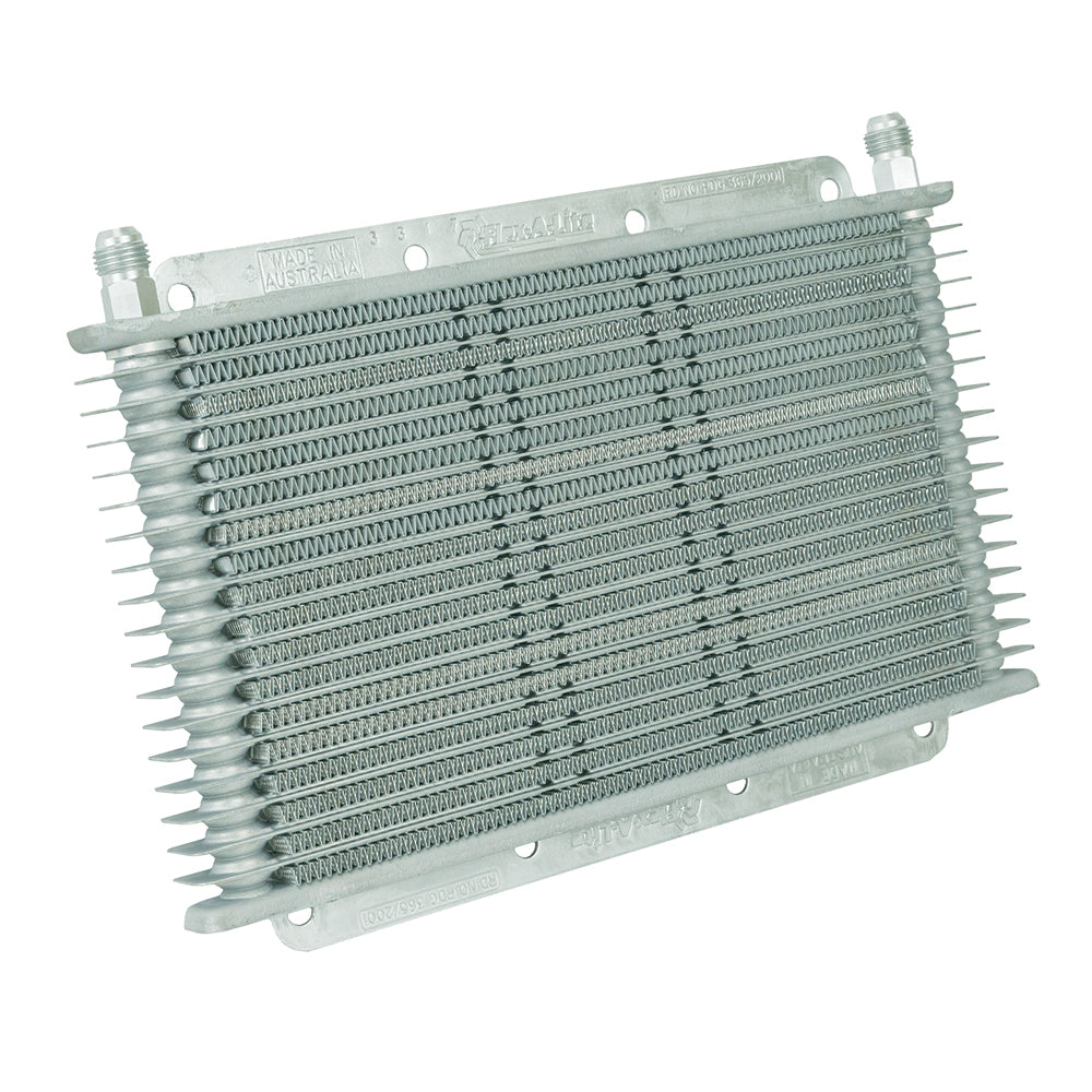 Stacked-Plate-17-Row-Transmission-Cooler-11-X-6-X-34-Inch-With--6-An-Fittings