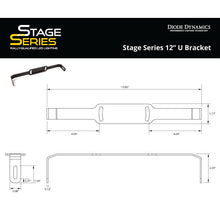 Load image into Gallery viewer, Stage-Series-12-In-U-Bracket-(Pair)