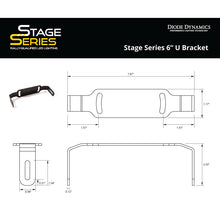 Load image into Gallery viewer, Stage-Series-6-In-U-Bracket-(Single)