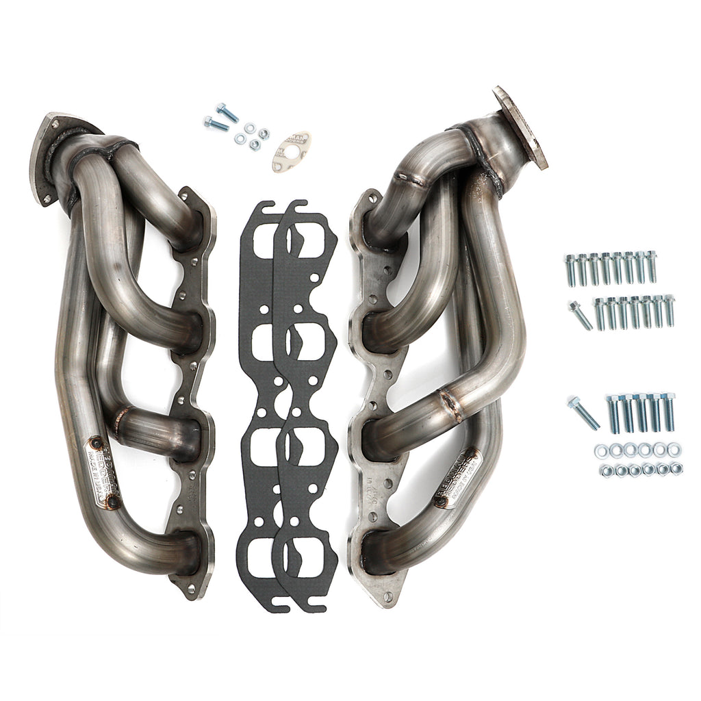 Stainless-Hedders;-1-34-In.-Tube-Dia;-Stock-Coll;-Shorty-Design