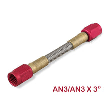 Load image into Gallery viewer, Stainless-Steel-Braided-Hose--3An-3-Red